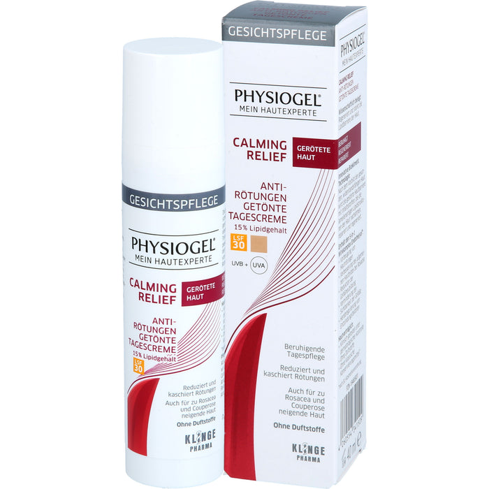 PHYSIOGEL Calming Relief Anti-Rötungen getönte Tagescreme LSF30, 40 ml Cream