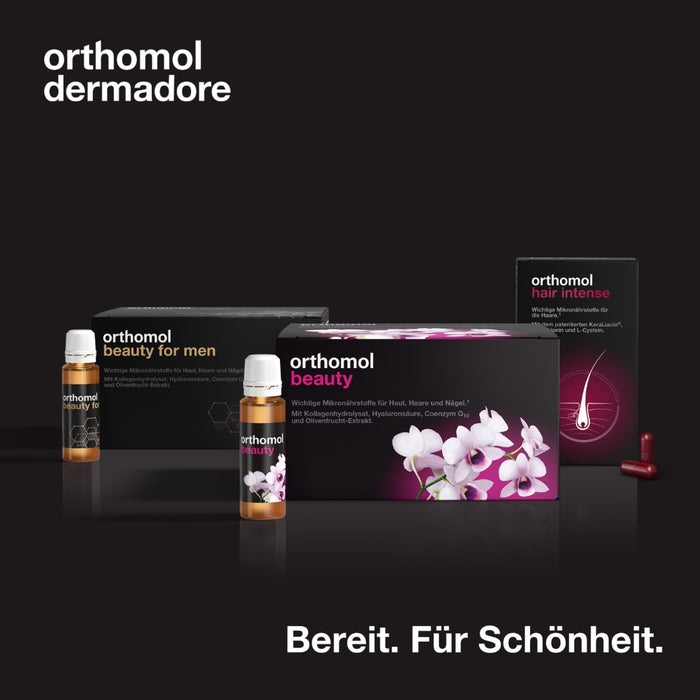 Orthomol Hair Intense - Mikronährstoffe für schönes Haar - mit Biotin, Kupfer und Zink, 90 St. Tagesportionen