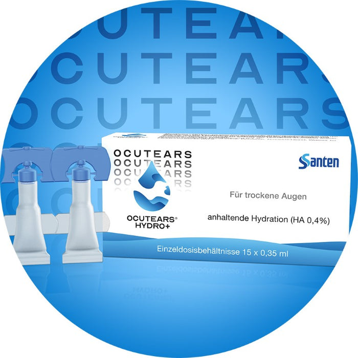 OCUTEARS Hydro+ Augentropfen bei beanspruchten Trockenen Augen mit Hyaluronsäure, 15 pcs. Single-dose pipettes