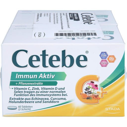 Cetebe Immun Aktiv Tabletten zur Unterstützung des Immunsystems, 120 St. Tabletten