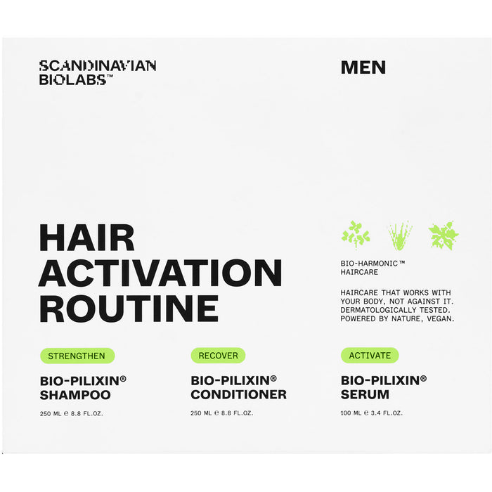 Scandinavian Biolabs Hair Growth-Routine Set für Männer bei Haarausfall, 1 St. Set