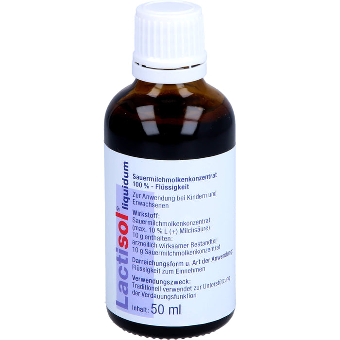 Lactisol liquidum Sauermilchmolkenkonzentrat zur Unterstützung der Verdauungsfunktion, 50 ml Solution