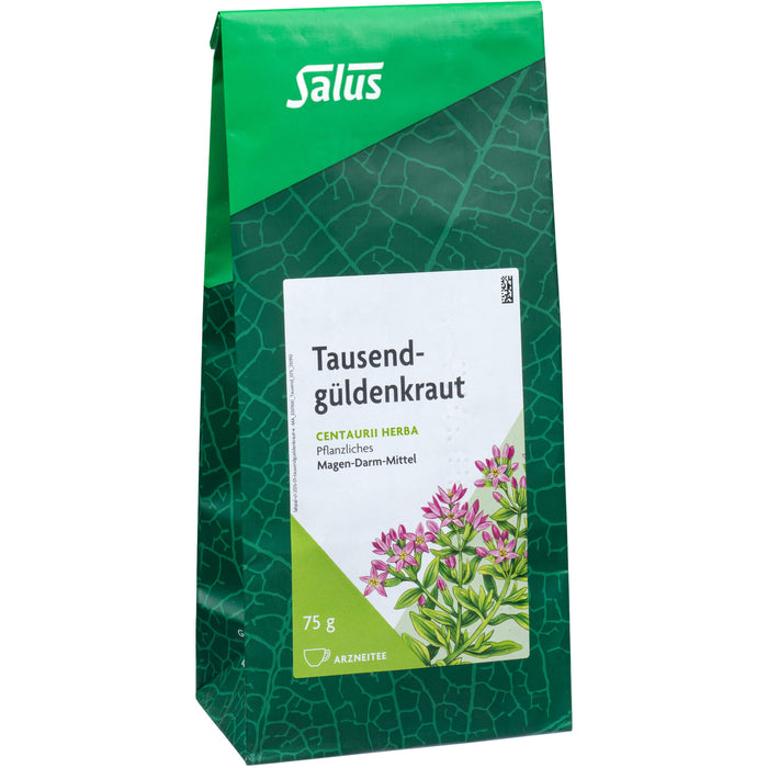 Salus Tausendgüldenkraut Arzneitee bei Appetitlosigkeit und Verdauungsbeschwerden, 75 g Tea