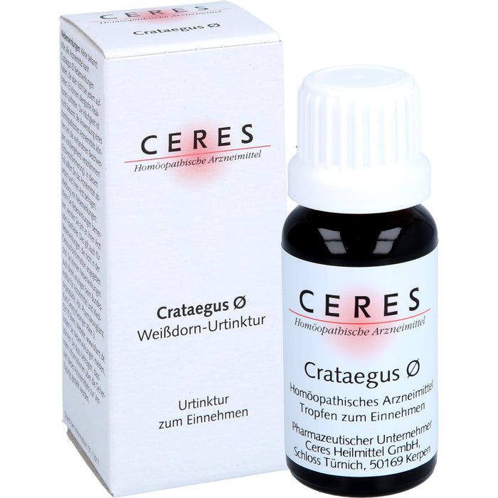 CERES Crataegus ø Urtinktur, 20 ml Lösung