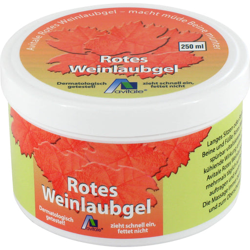 Rotes Weinlaub Gel, 250 ml GEL