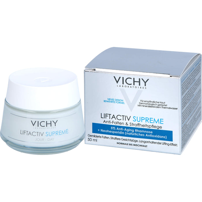VICHY Liftactiv Hyaluron Anti-Falten & Straffheit Creme für normale bis Mischhaut, 50 ml Crème