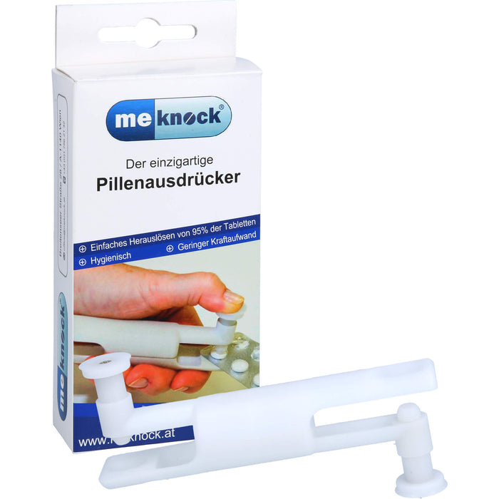 Megadent Deflogrip Blister-Ausdrückhilfe Pillenausdrücker Tabletten mühelos aus Blister entnehmen, 1 St. Gerät