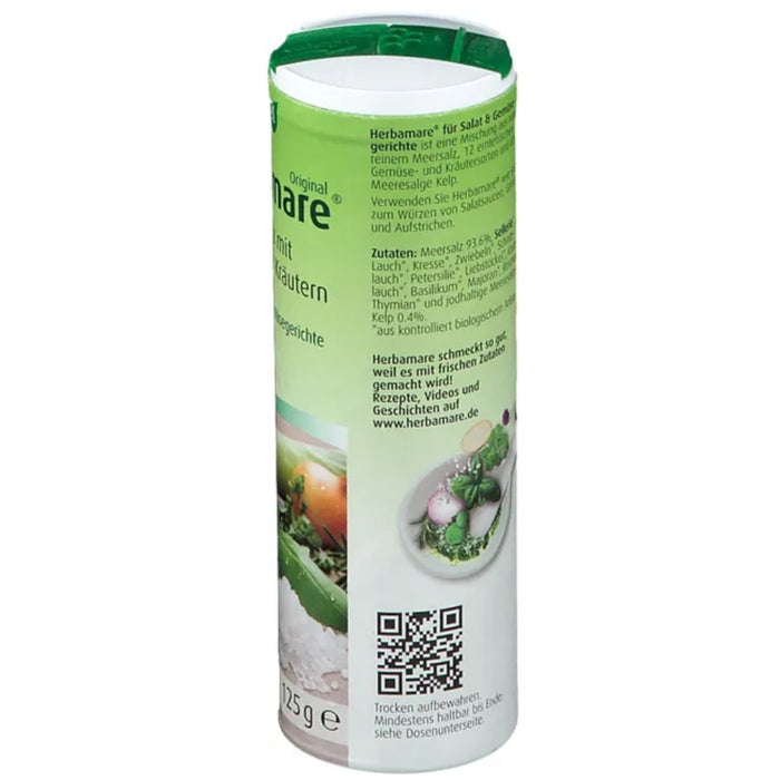 A.Vogel Herbamare Original Frischkräuter-Meersalz, 125 g Sel