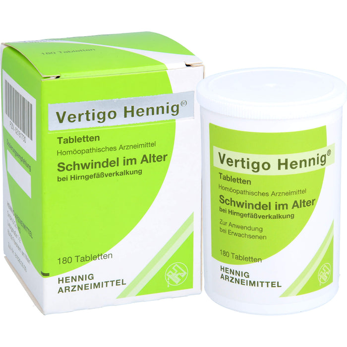 Vertigo Hennig Tabletten, 180 pcs. Tablets