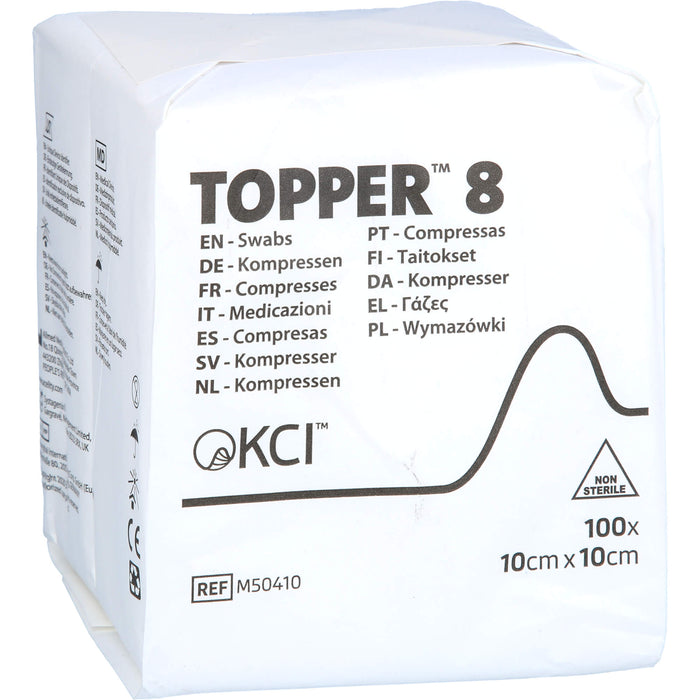 TOPPER 8 UNST 10 X 10 cm 50410, 100 pc Compresses