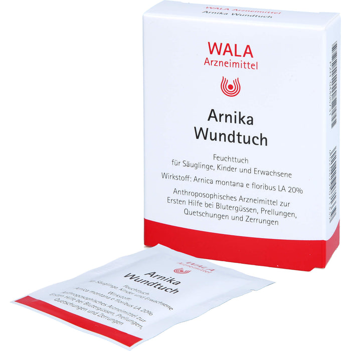 WALA Arnika Wundtuch, 5 pcs. Cloths