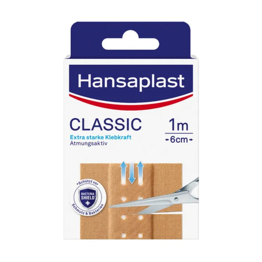 Hansaplast Classic Pflaster 5 m x 6 cm, 1 St. Pflaster