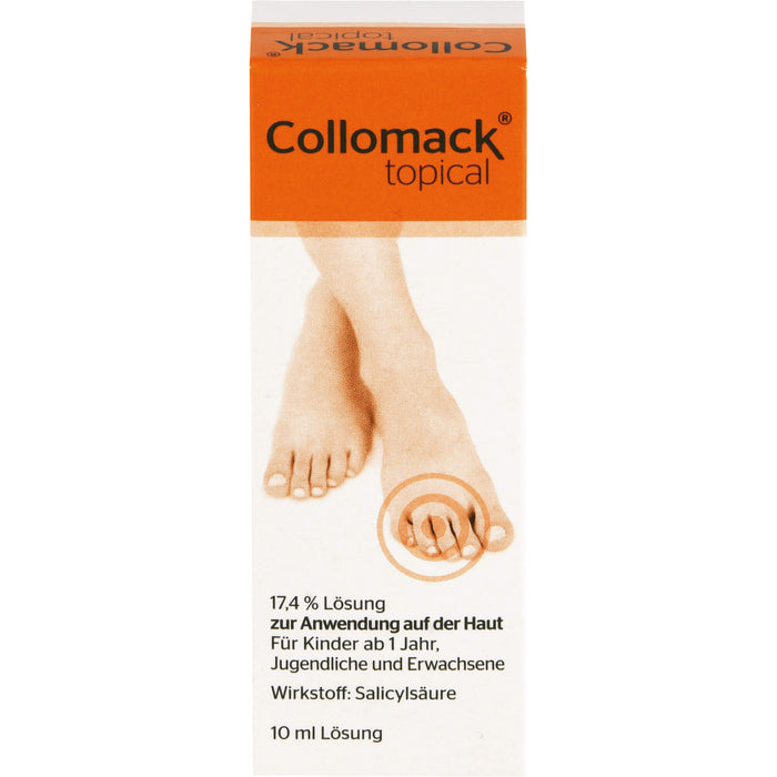 Collomack topical Lösung bei Hühneraugen und Hornschwielen, 10 ml Solution