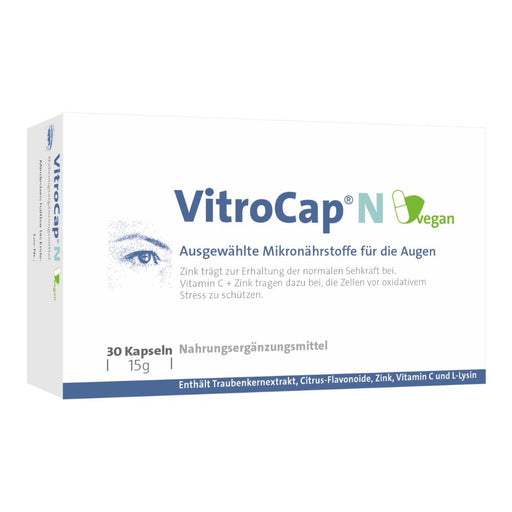 VitroCap N vegan, bei Glaskörperdegeneration der Augen, 30 St. Kapseln
