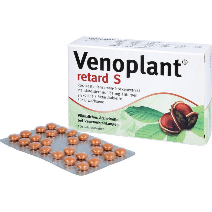 Venoplant retard S Tabletten bei Schmerzen und Schweregefühl in den Beinen, 100 pc Tablettes
