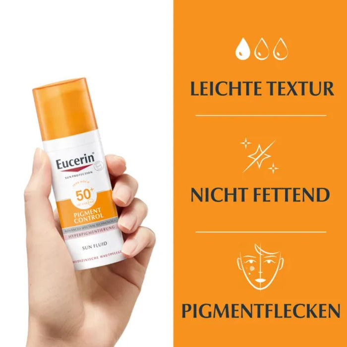 Eucerin Pigment Control LSF 50+ Sun Fluid, 50 ml Solution