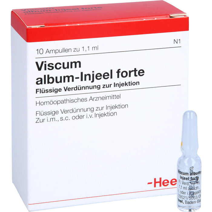 Viscum album Injeel forte Amp., 10 pc Ampoules