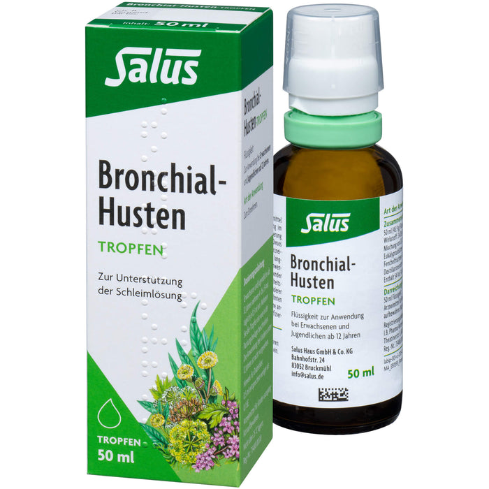 Salus Bronchial-Husten-Tropfen zur Unterstützung der Schleimlösung, 50.0 ml Lösung