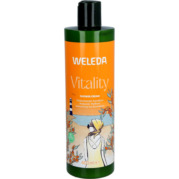 WELEDA Vitality Duschcreme vitalisierender Sanddorn, 400 ml Duschgel