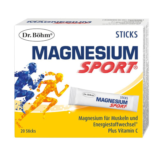 Dr. Böhm Magnesium Sport Sticks, 20 St. Direktgranulat