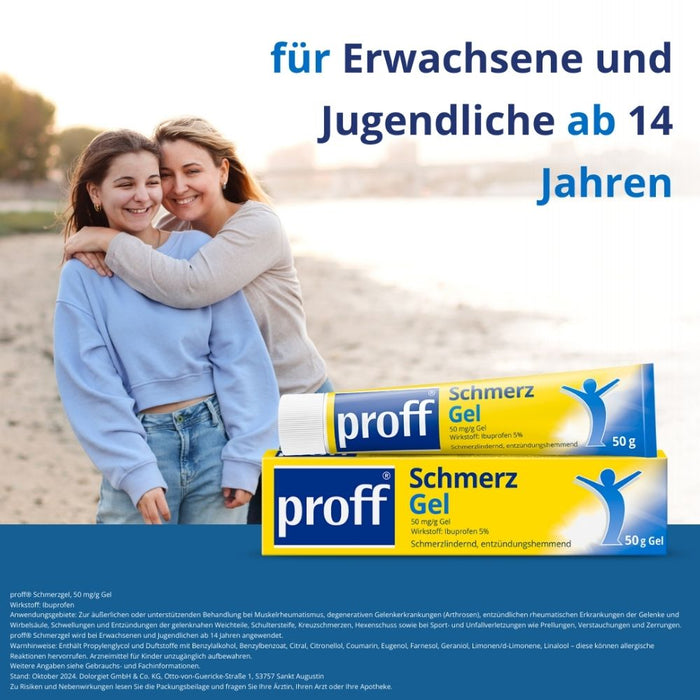 proff Schmerzgel, 50 mg/g Gel, 50 g Gel