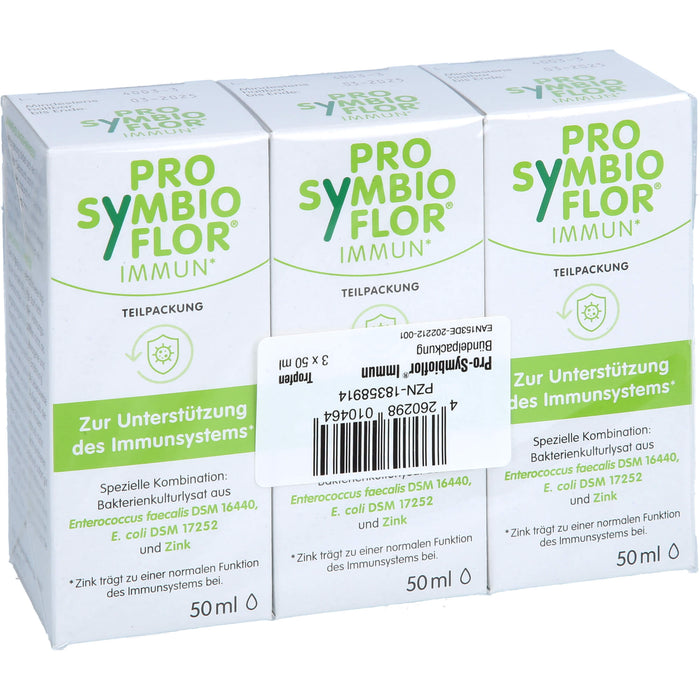 PRO-SYMBIOFLOR Immun mit Bakterienkulturen & Zink zur Unterstützung des Immunsystems, 150 ml Lösung