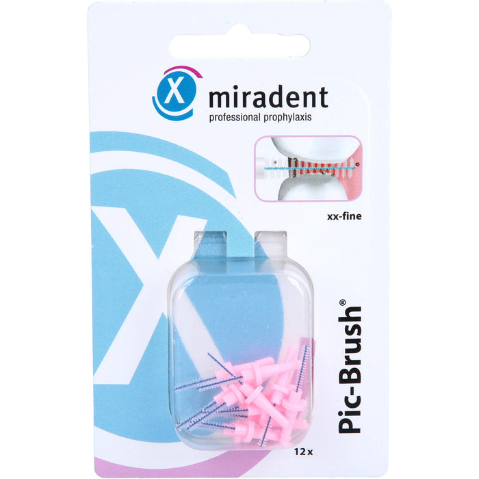 MIRADENT PICBEB XXF PINK 12, 12 pcs. Interdental brushes