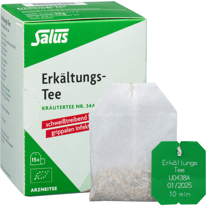 Salus Erkältungs-Tee Nr. 34 a bei grippalen Infekten, 15 St. Filterbeutel