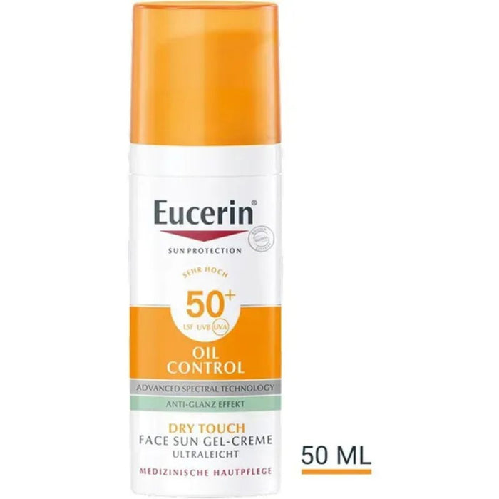 Eucerin Oil Control Face Sun Gel-Creme LSF 50+, 50 ml Crème