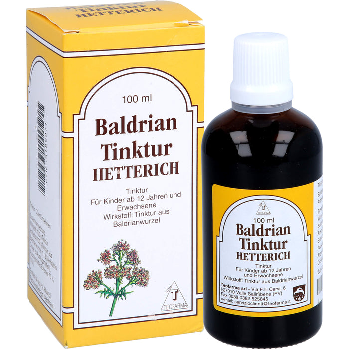 Baldriantinktur Hetterich, 100 ml Solution