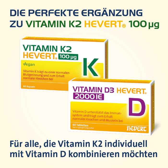 Vitamin K2 Hevert 100 µg, 60 pcs. Capsules