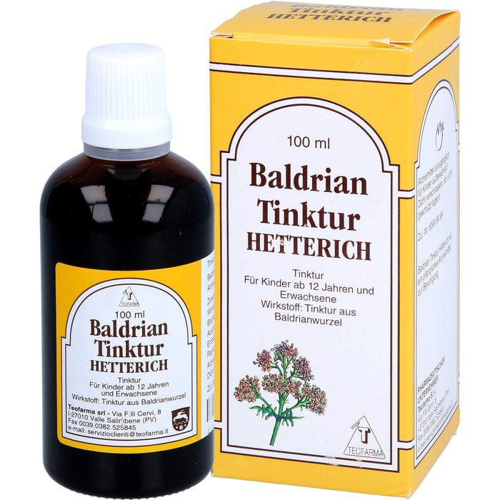 Baldriantinktur Hetterich, 100 ml Solution
