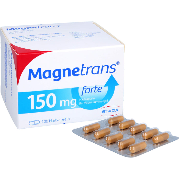 Magnetrans forte 150 mg Hartkapseln bei Magnesiummangel, 100 pc Capsules