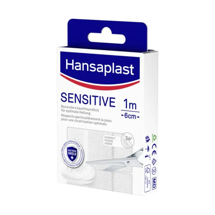 Hansaplast Sensitive Pflaster Hypoallergen 1mx6cm, 1 pc Pansement