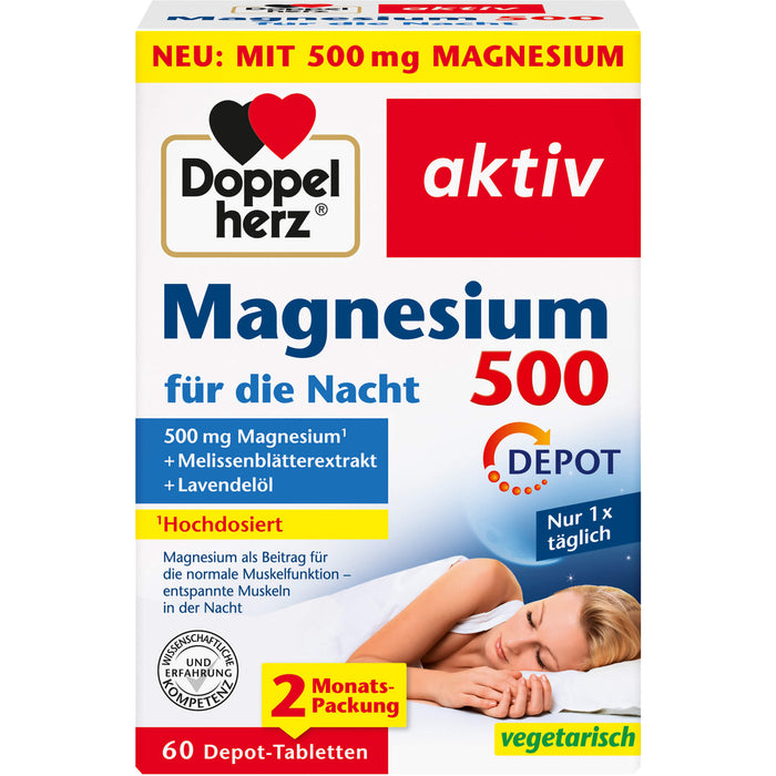 Doppelherz Magne 500 Nacht, 60 St TAB