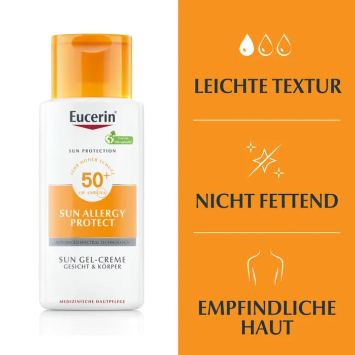 Eucerin Sun Protection Allergy Protect Sun Creme-Gel LSF 50, 150 ml Cream