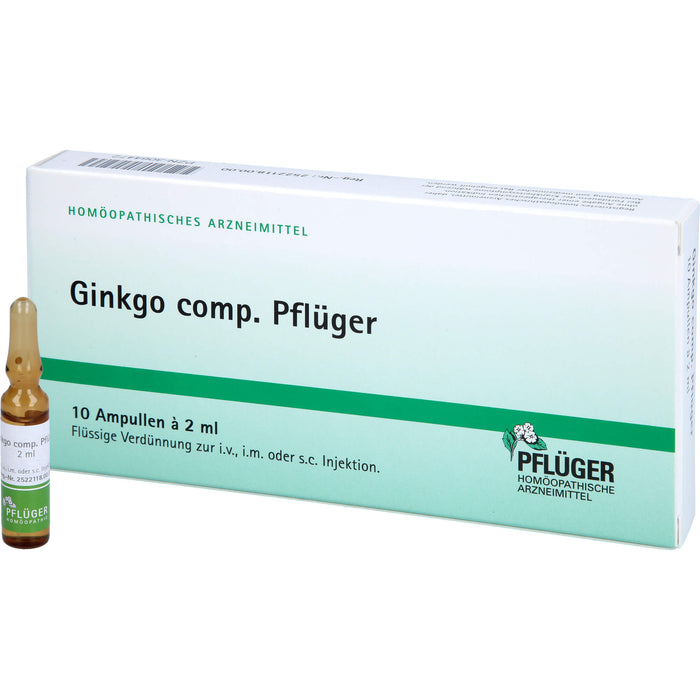 Pflüger Ginkgo comp. flüssige Verdünnung, 10 St. Ampullen