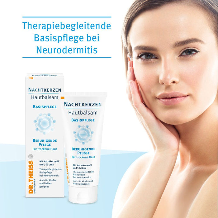 DR.THEISS Nachtkerzen Hautbalsam beruhigende Pflege für trockene Haut, 100 ml Crème
