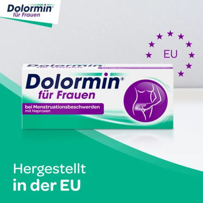 Dolormin für Frauen Tabletten bei Menstruationsbeschwerden, 20 pcs. Tablets
