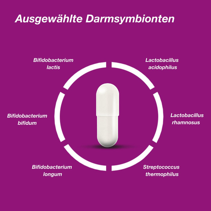 Orthomol Pro 6 Kapseln - mit einer Kombination ausgewählter Darmsymbionten und Vitamin C, 10 St. Tagesportionen