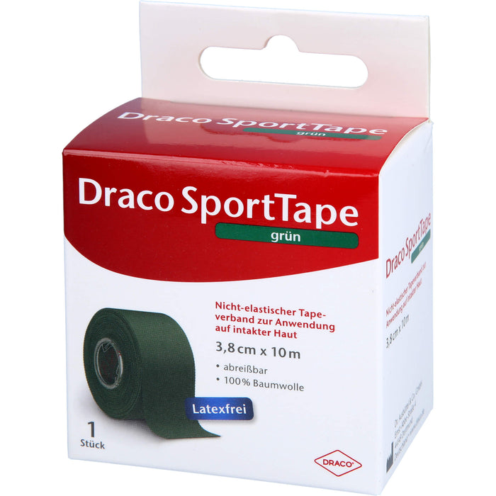 Dracotapeverband 10mx3,8cm grün, 1 St VER