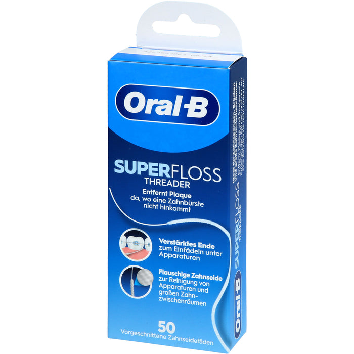 Oral-B Zahnseide Superfloss Threader, 50 pcs. Floss