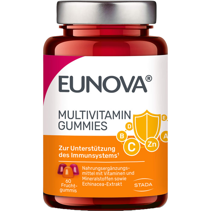 EUNOVA Multivitamin Gummies zur Unterstützung des Immunsystems, 60 St. Gummibären