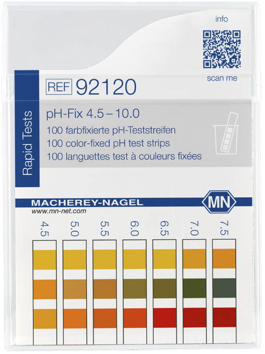 MN pH-Fix Indikator pH 4,5 - 10 Teststäbchen, 100 St. Stäbchen