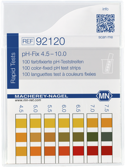 MN pH-Fix Indikator pH 4,5 - 10 Teststäbchen, 100 St. Stäbchen