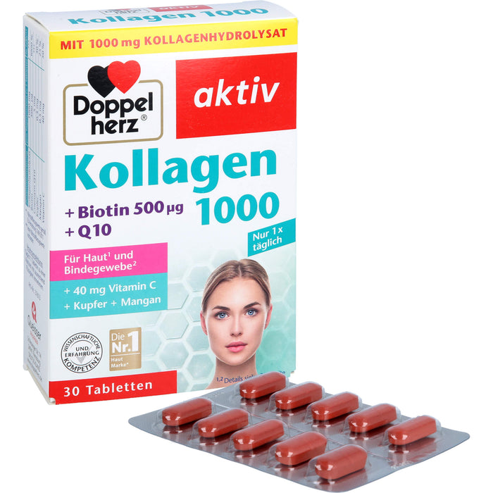 Doppelherz Kollagen 1000, 30 St TAB