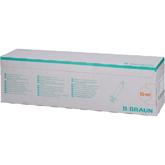 B. Braun Injekt Luer Solo 10 ml zweiteilige Einmalspritze mit Luer-Ansatz, 100 pcs. Pack