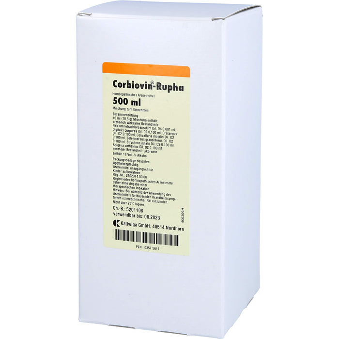 Corbiovin Rupha Liquidum, 500 ml LIQ
