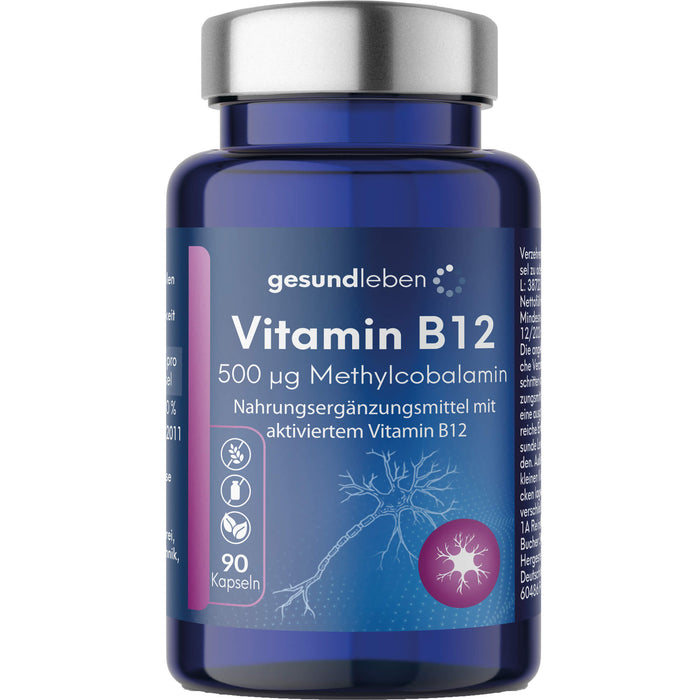 Gesundleben Vitamin B12 Kapseln, 90 St. Kapseln