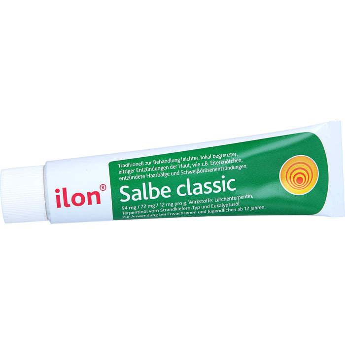 ilon Salbe classic bei leichten eitrigen Entzündungen der Haut, 50 g Onguent